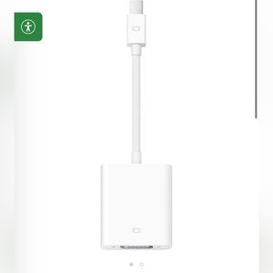 Apple Mini DisplayPort to VGA Adapter White